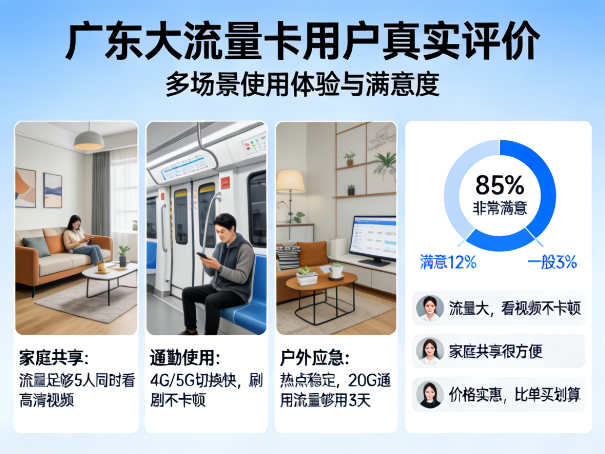广东大流量卡用户评价
